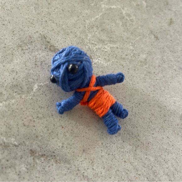 NEW Keychain String Voodoo Doll Worry Doll Yarn - Picture 5 of 7